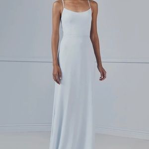 Amsale Cami Dress In Dove